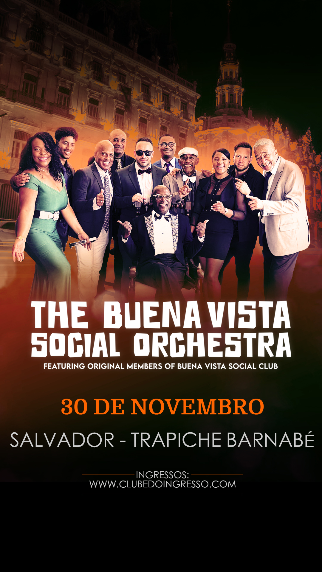 Buena Vista Social Orchestra returns to Salvador for unmissable show