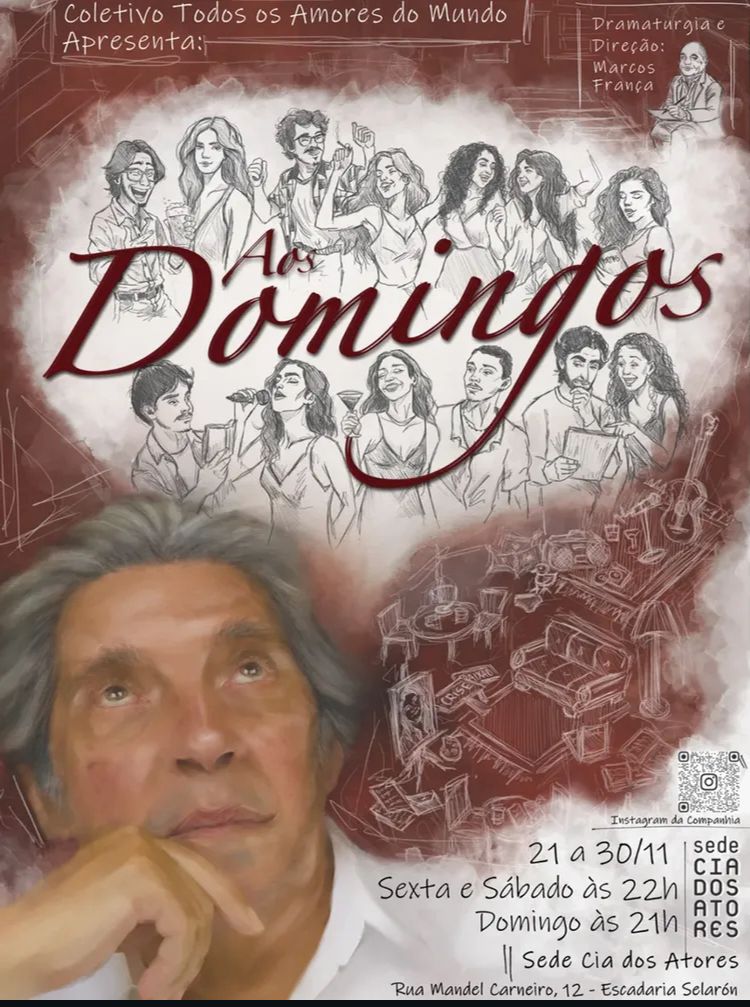Play “Aos domingos” concludes season at Cia. dos Atores