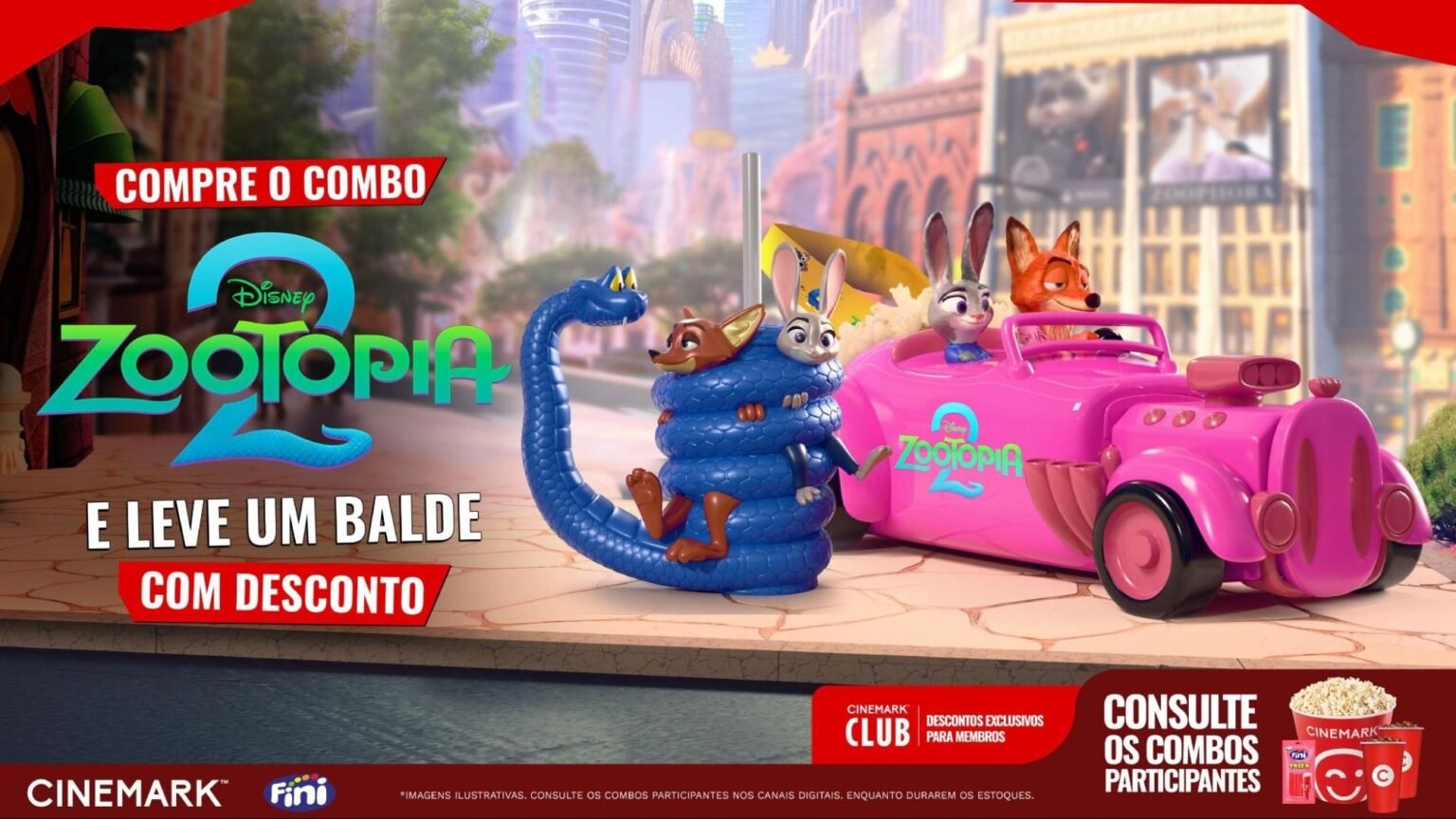 Combo Zootopia Cinemark