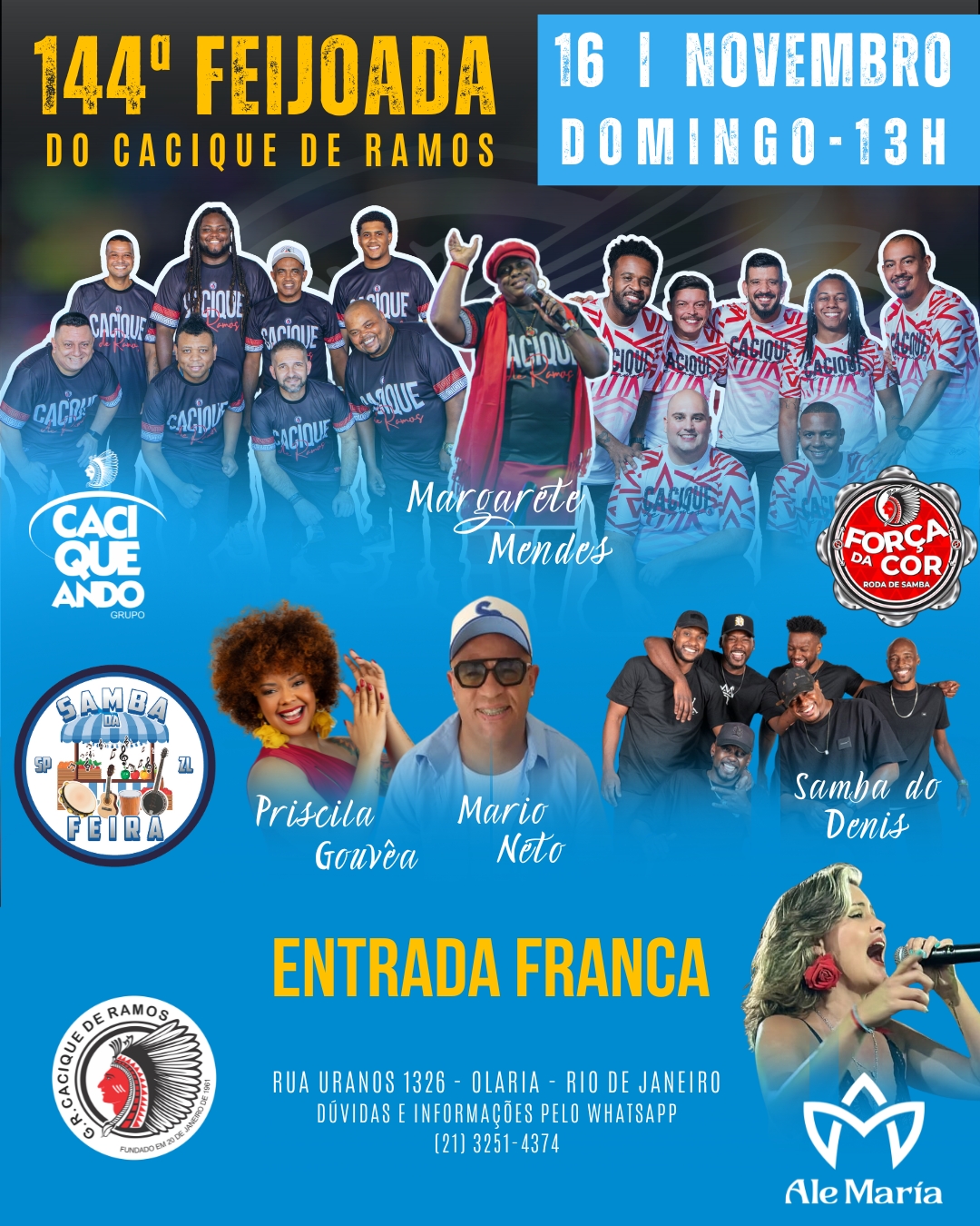 144th Cacique Feijoada honors Black Awareness Month and Blue November 2 144th Cacique Feijoada honors Black Awareness Month and Blue November