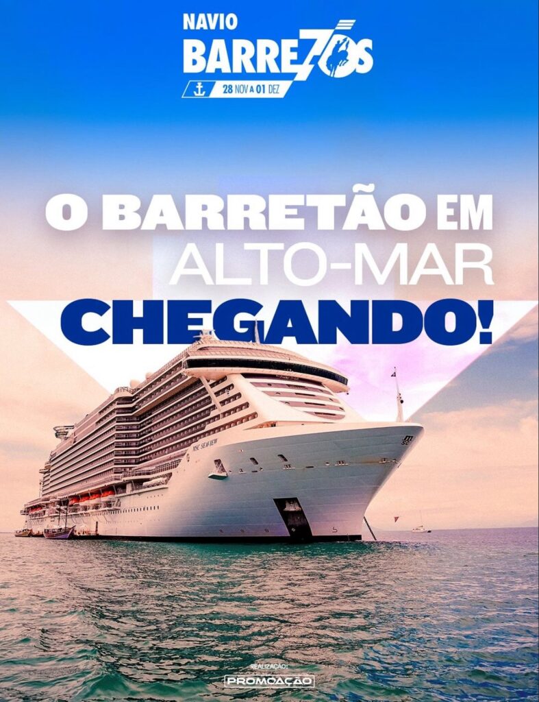 Crucero Barretos 70 Años agota cabinas y zarpa mañana