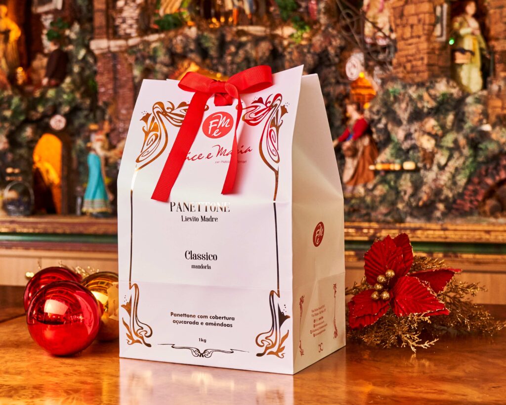 Panetone clássico de Massimo Ferrari inicia o Natal no Felice e Maria