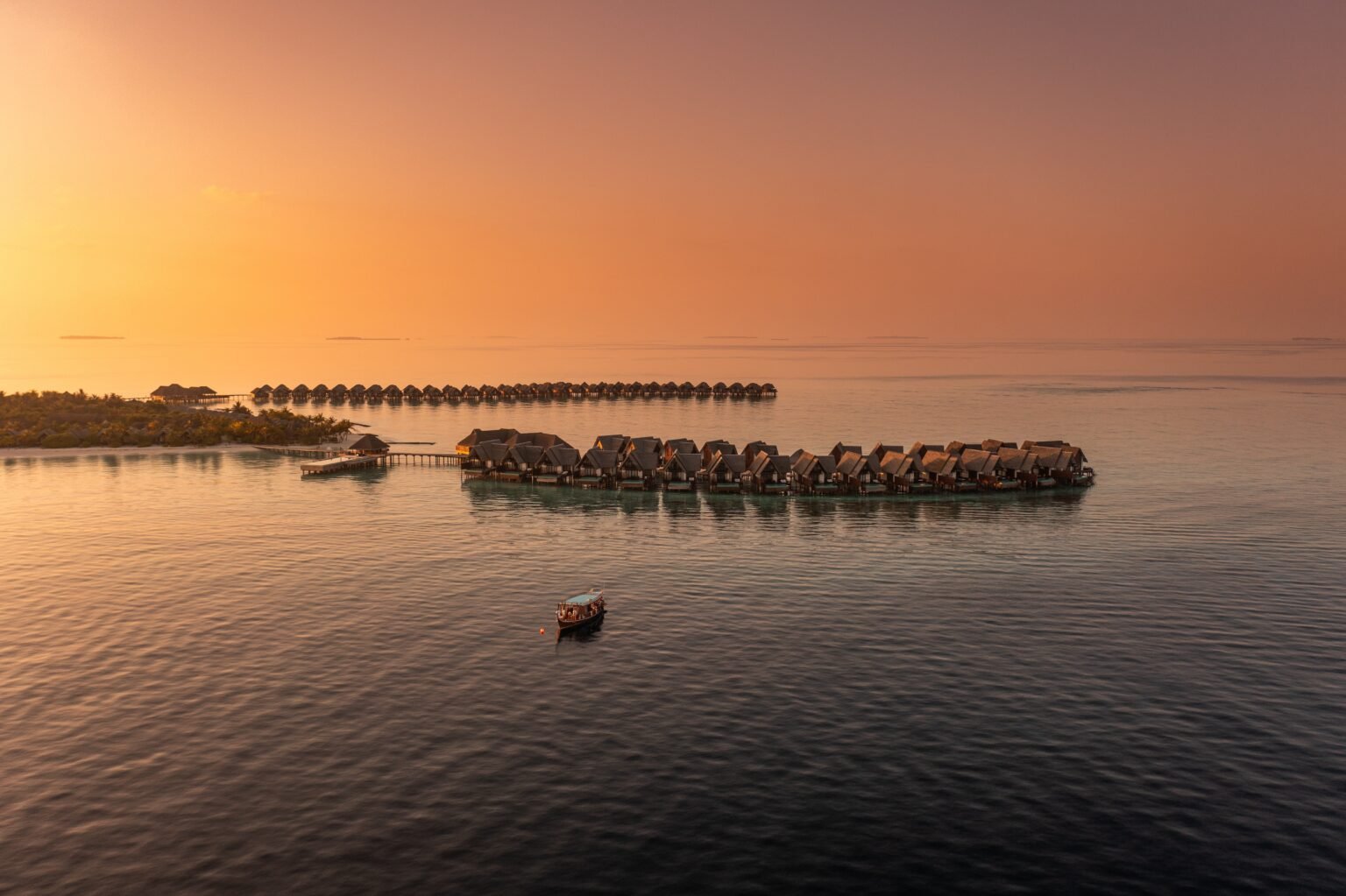 Sunset Aerial View
