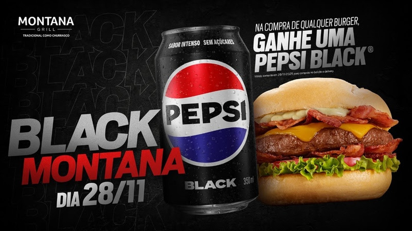 Montana Grill dá Pepsi Black em ação de Black Friday