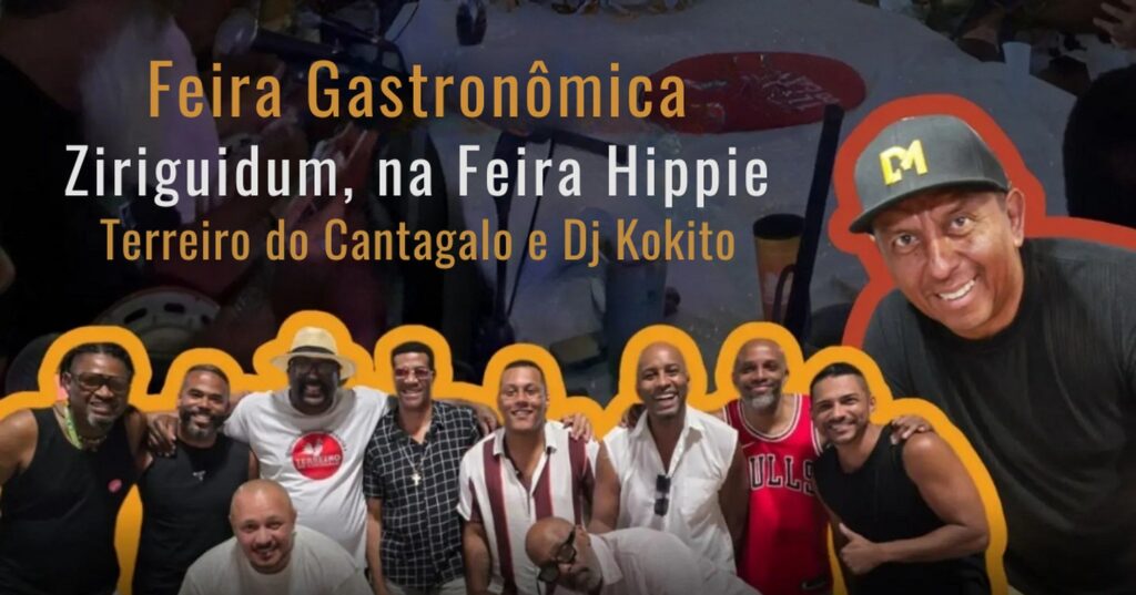 Ziriguidum anima domingo com samba na Feira Hippie de Ipanema