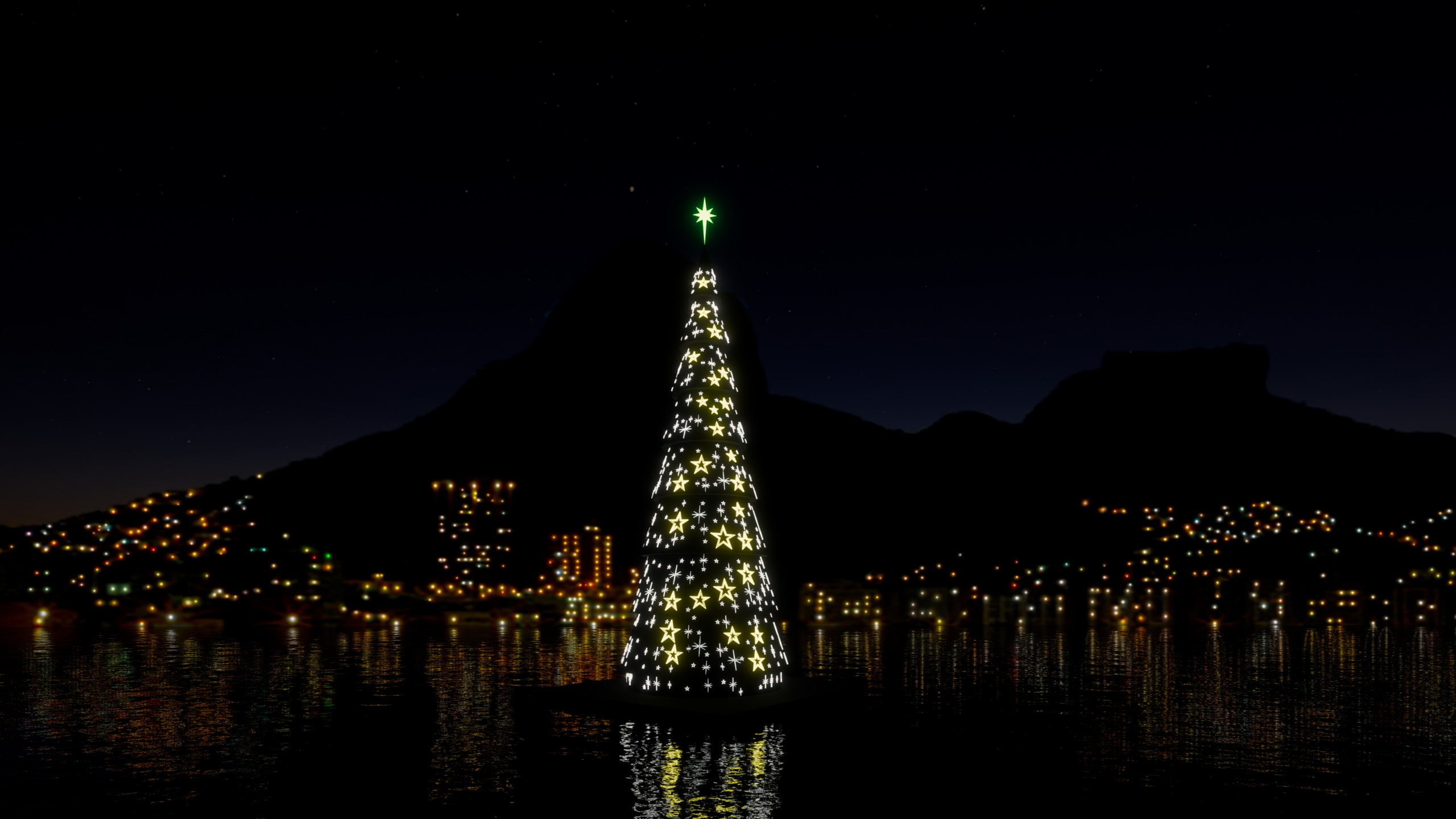 Rio’s Christmas Tree returns to Lagoa Rodrigo de Freitas