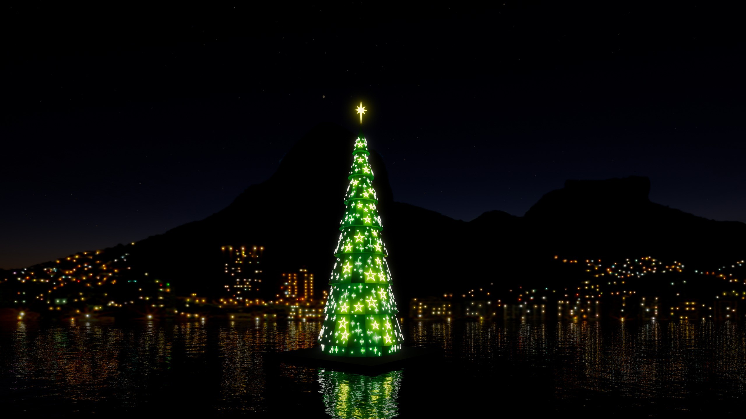 Rio’s Christmas Tree returns to Lagoa Rodrigo de Freitas