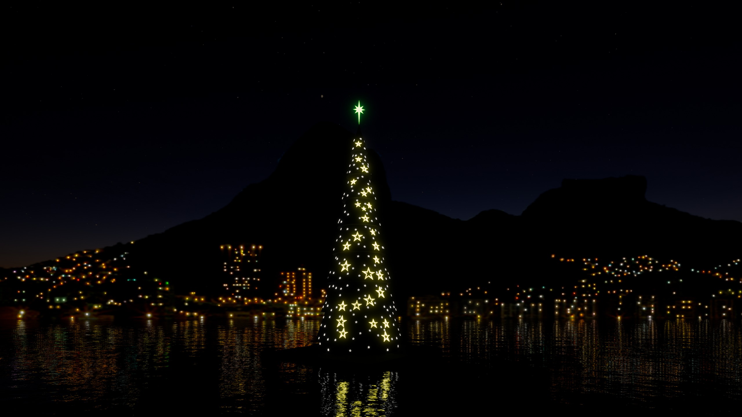 Rio’s Christmas Tree returns to Lagoa Rodrigo de Freitas