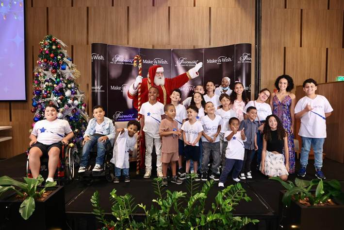 Fairmont Rio celebra Navidad con Make-A-Wish