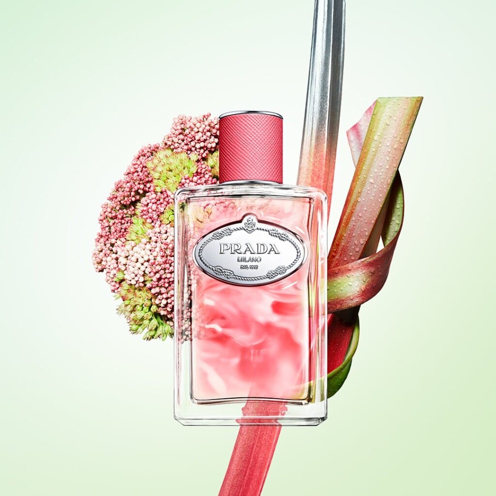 Prada launches new Infusion de Rhubarbe fragrance in Brazil