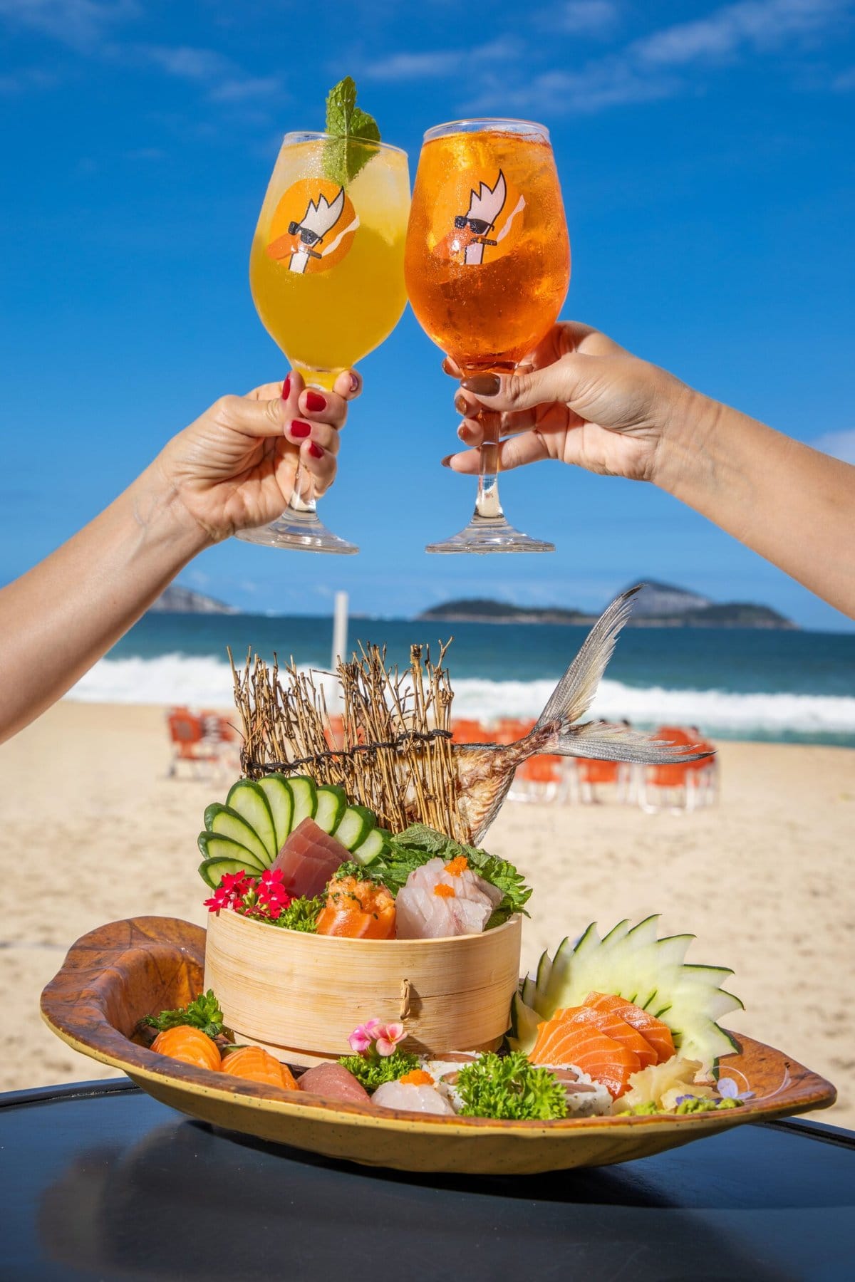 Réveillon do Pato com Laranja agita virada no Leblon 1 Réveillon do Pato com Laranja agita virada no Leblon