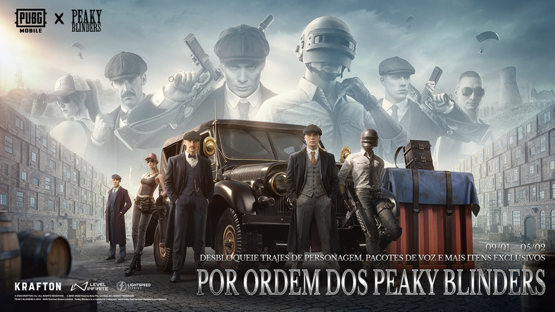 Peaky Blinders invade PUBG Mobile com família Shelby 2 Peaky Blinders invade PUBG Mobile com família Shelby