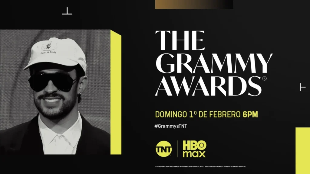 Grammy 2026 ao vivo: TNT e HBO Max mostram tudo domingo