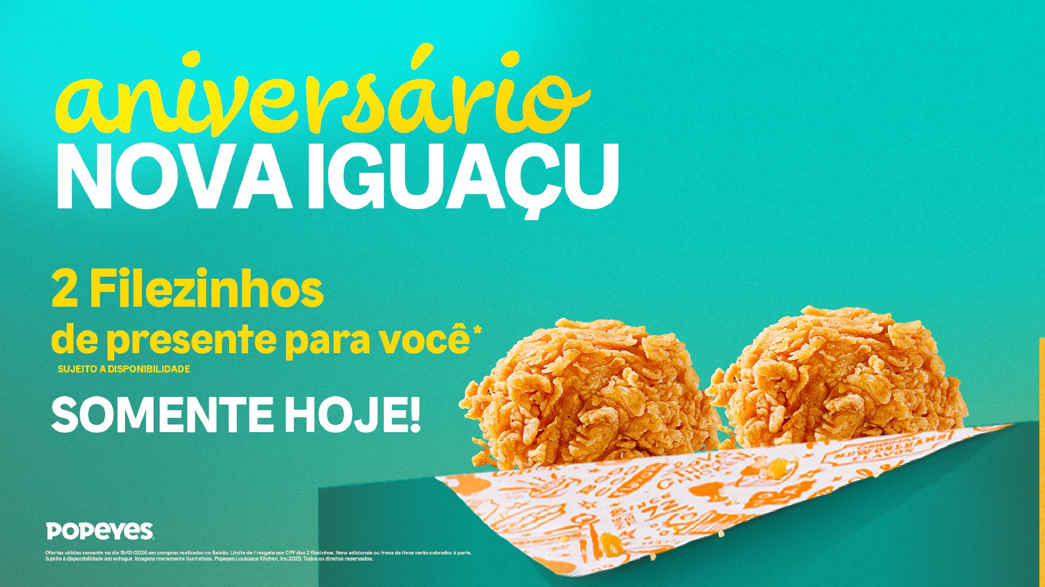 Popeyes Marks Nova Iguaçu 193rd with Free Filets