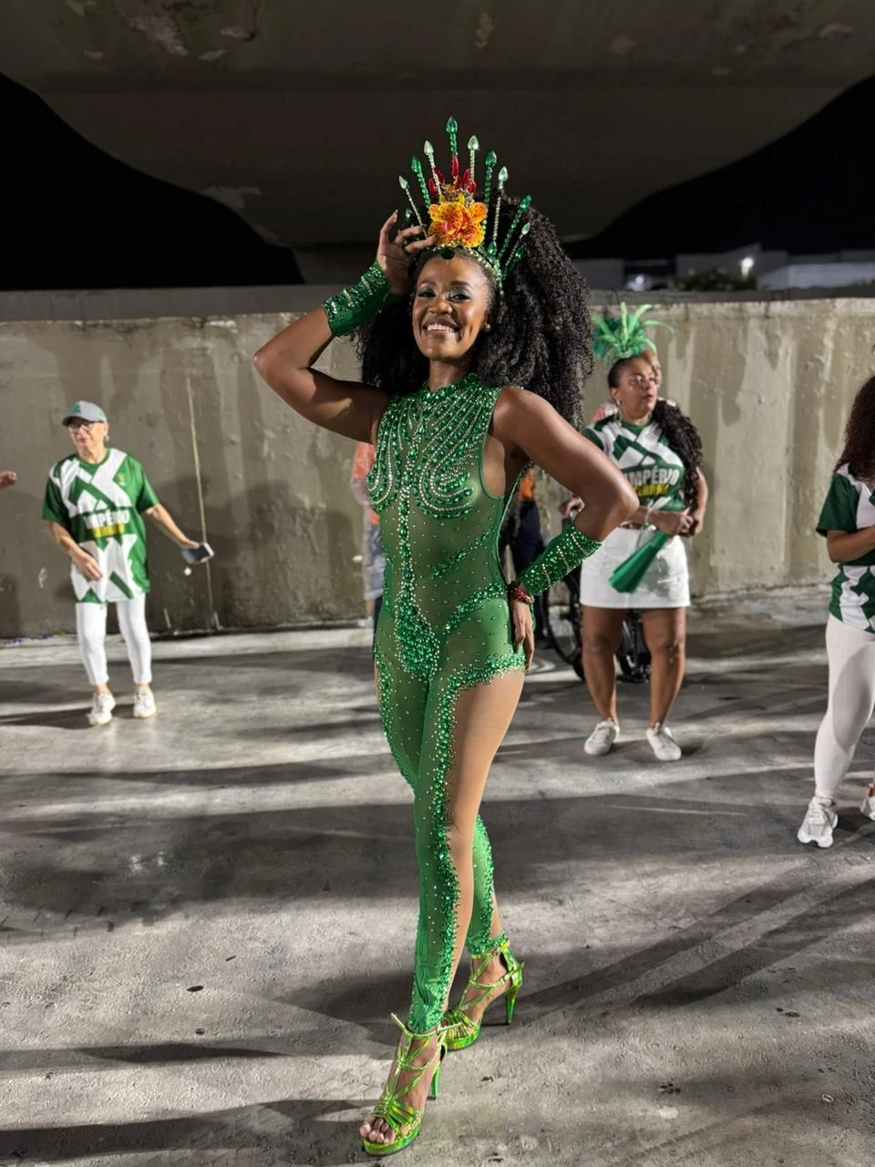 Andressa Fonseca brilha como Princesa do Império Serrano