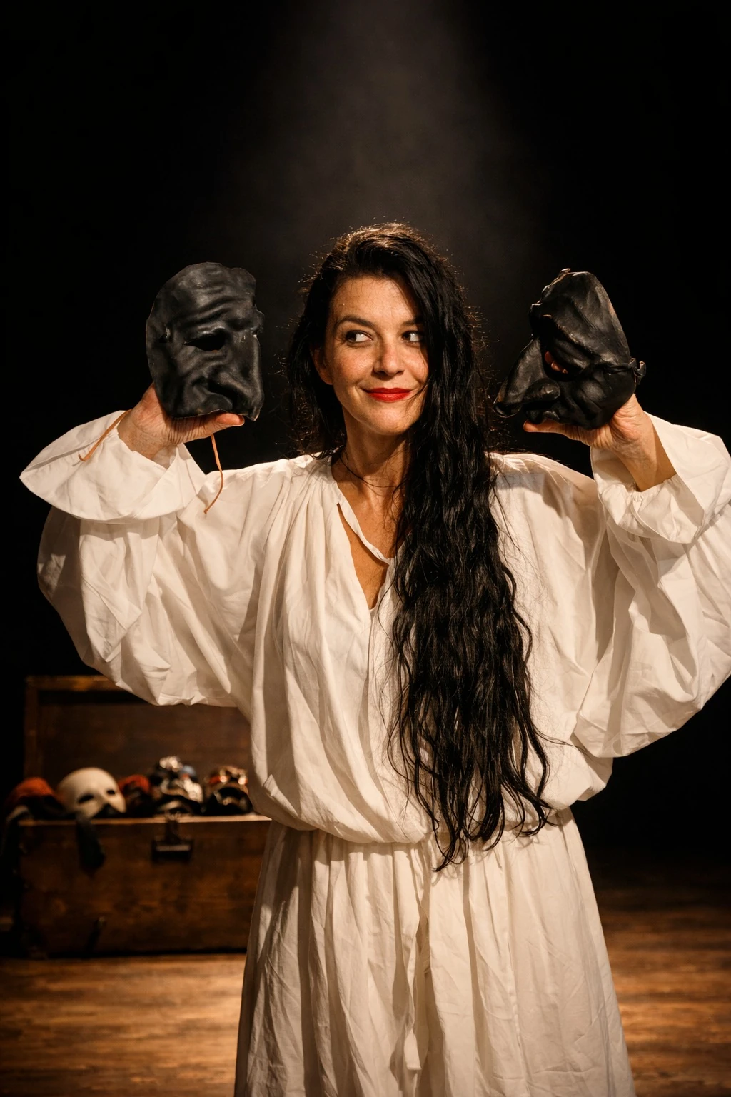 Gargalhão showcase brings masks and comedy to Commune