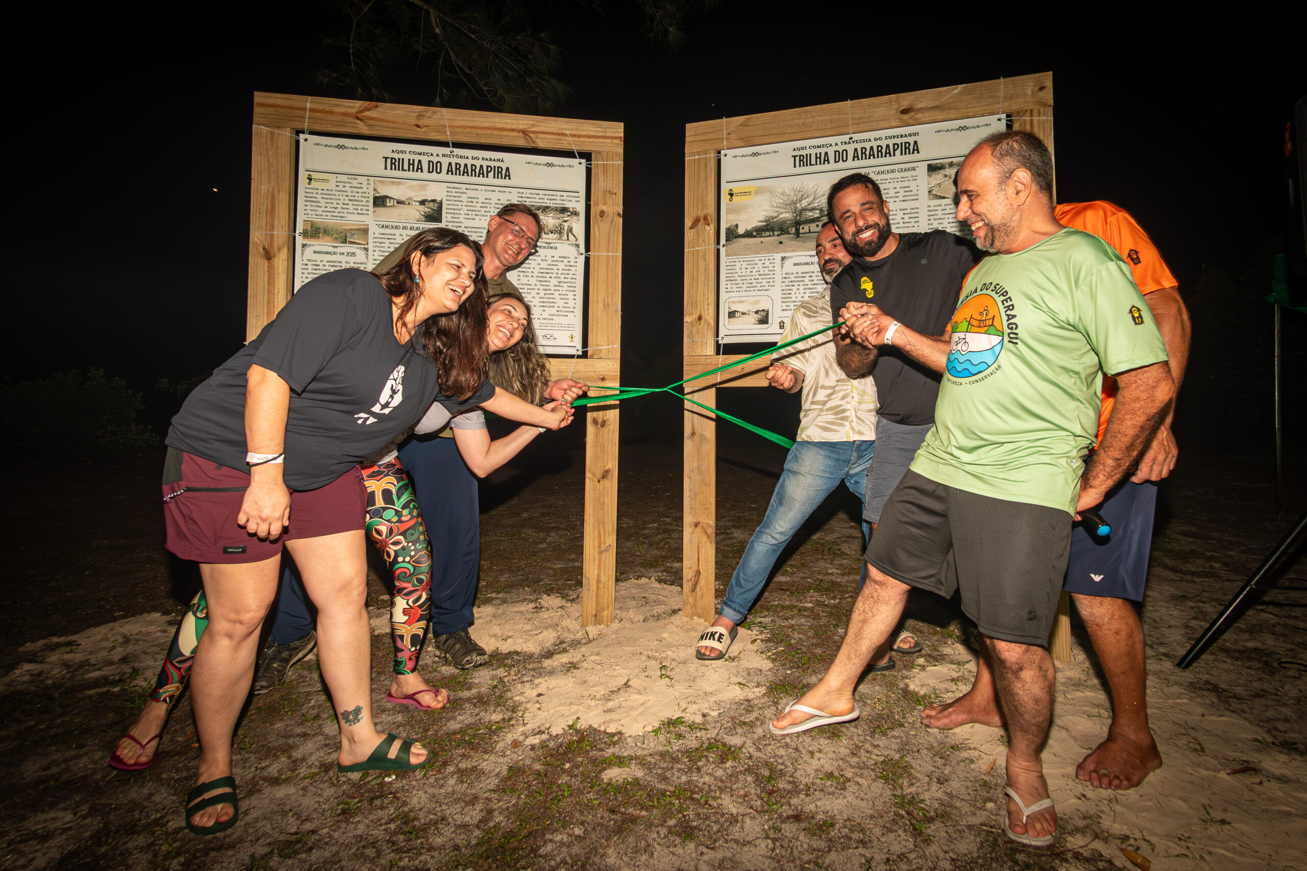 Superagui abre 1ª trilha para bike e caminhada