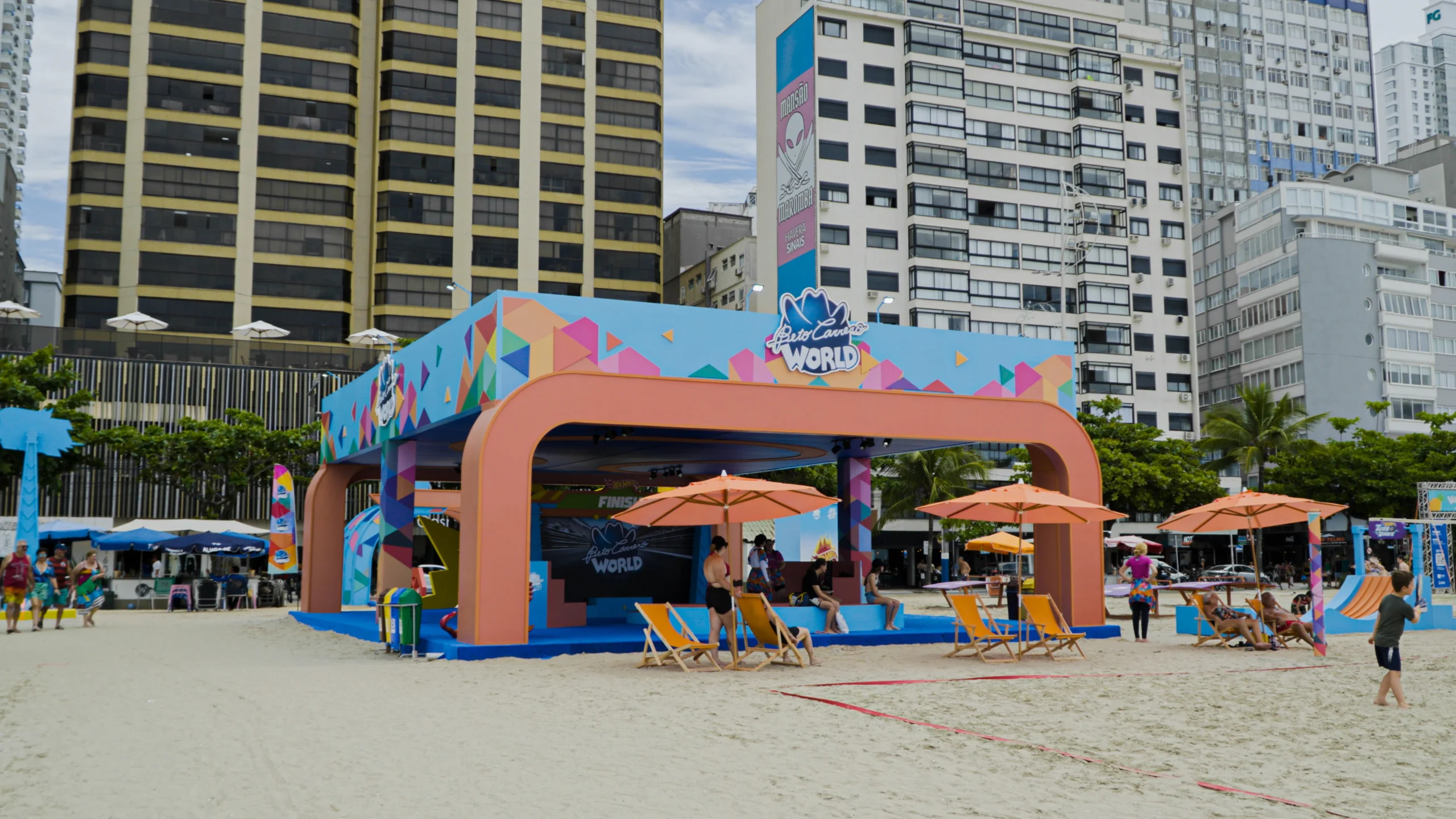 Arena Verão BCW transforma a praia com Hot Wheels