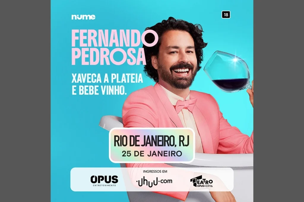 Fernando Pedrosa paquera plateia no Rio!