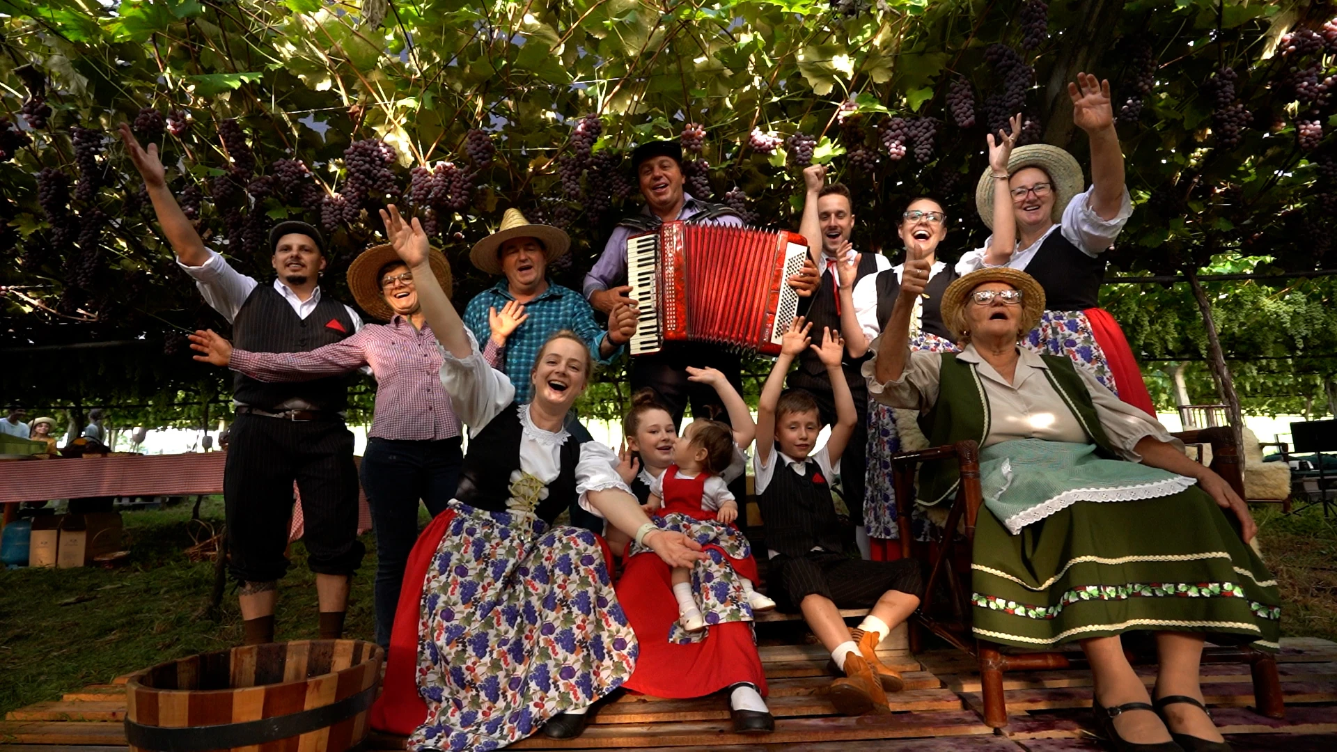 Pinheiro Preto estreia vindima e vira rota do vinho em SC