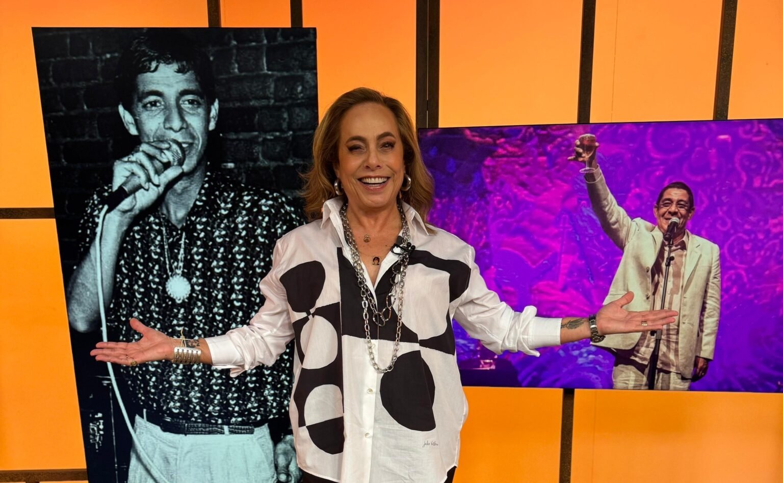 Sem Censura Cissa Guimaraes conduz o especial Zeca Pagodinho Credito Rodrigo Peixoto TV Brasil