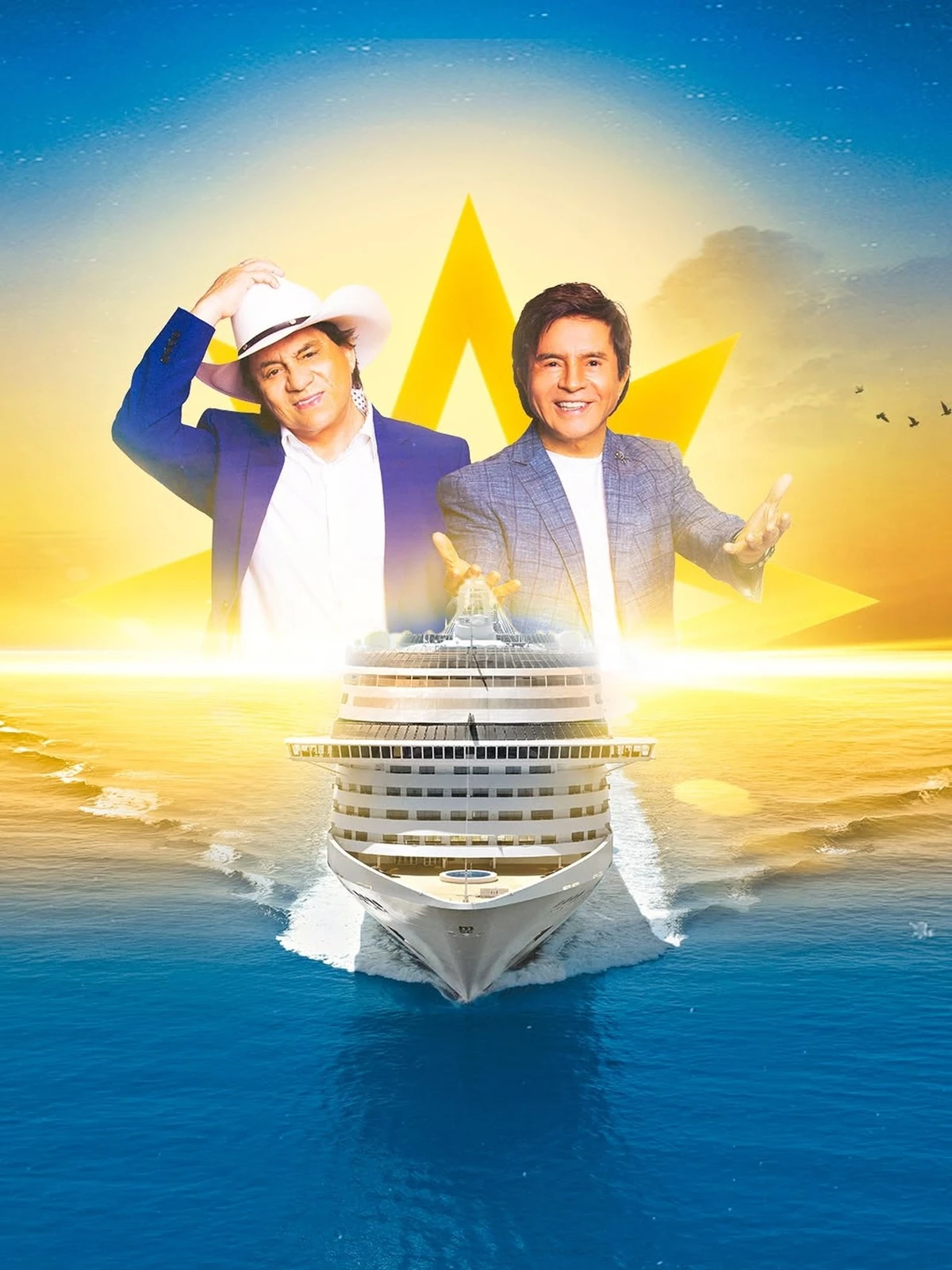 Navio Chitãozinho & Xororó volta em 2026 no luxuoso MSC Divina