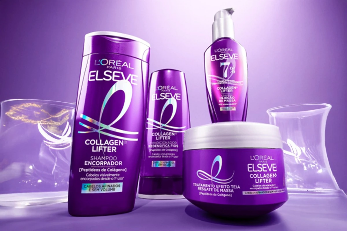 Elseve Collagen Lifter aposta em peptídeos para volume leve
