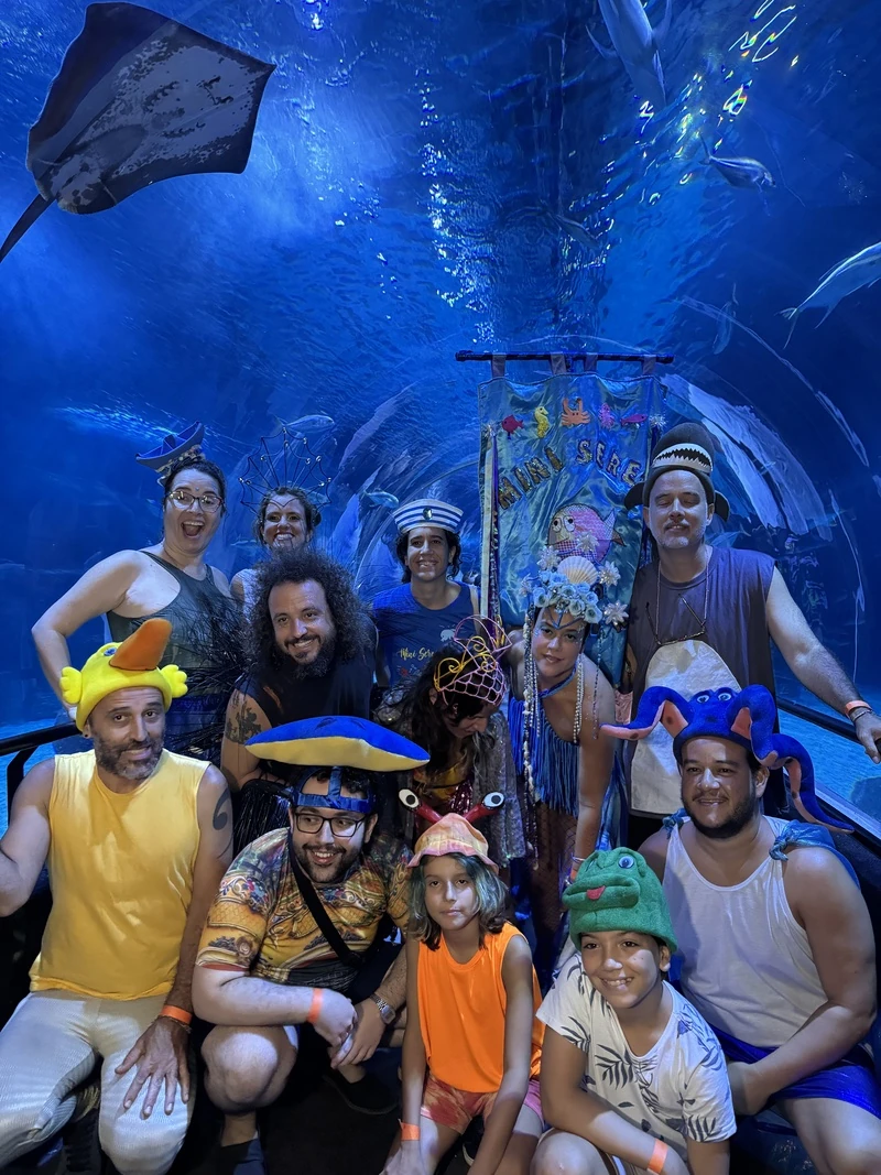 AquaRio explode em samba pré-carnaval com Mocidade 2 AquaRio explode em samba pré-carnaval com Mocidade