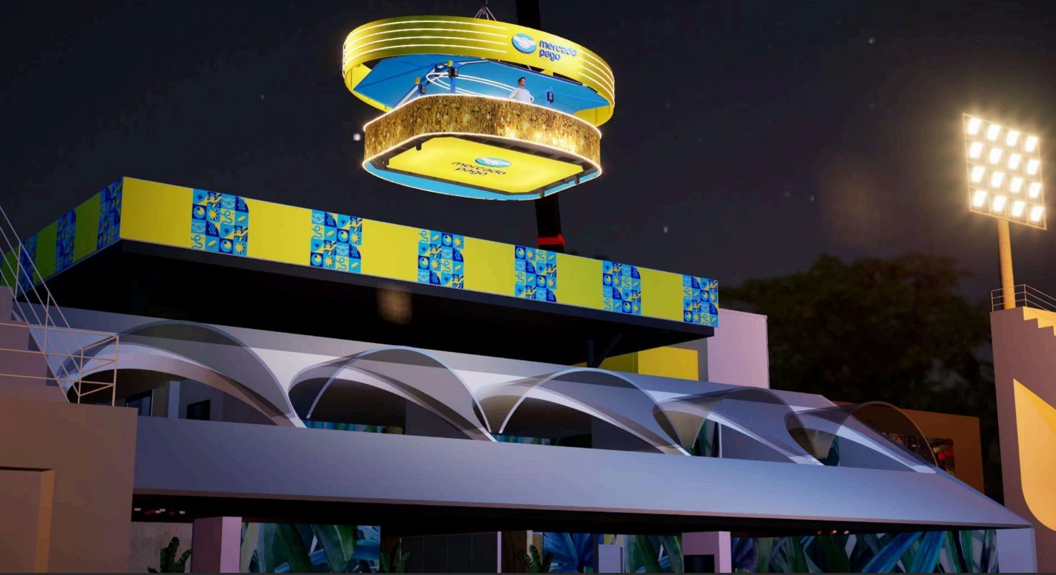 Camarote Suspenso do Mercado Pago muda a visão da Sapucaí