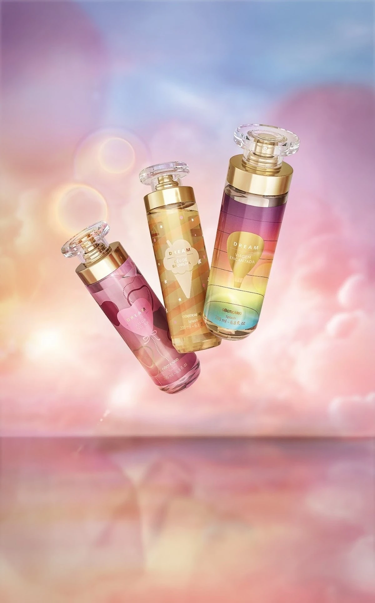 Dream volta e bate recorde de body splashes no Boticário