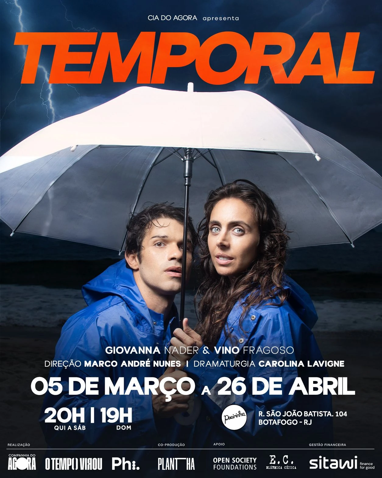 “Temporal” estreia no Poeirinha e questiona o tempo que (não) temos