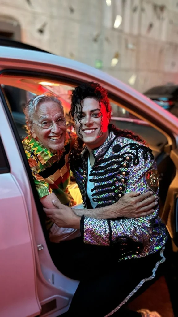 Encontro raro: Rodrigo Teaser e Caetano Veloso após concerto em Salvador