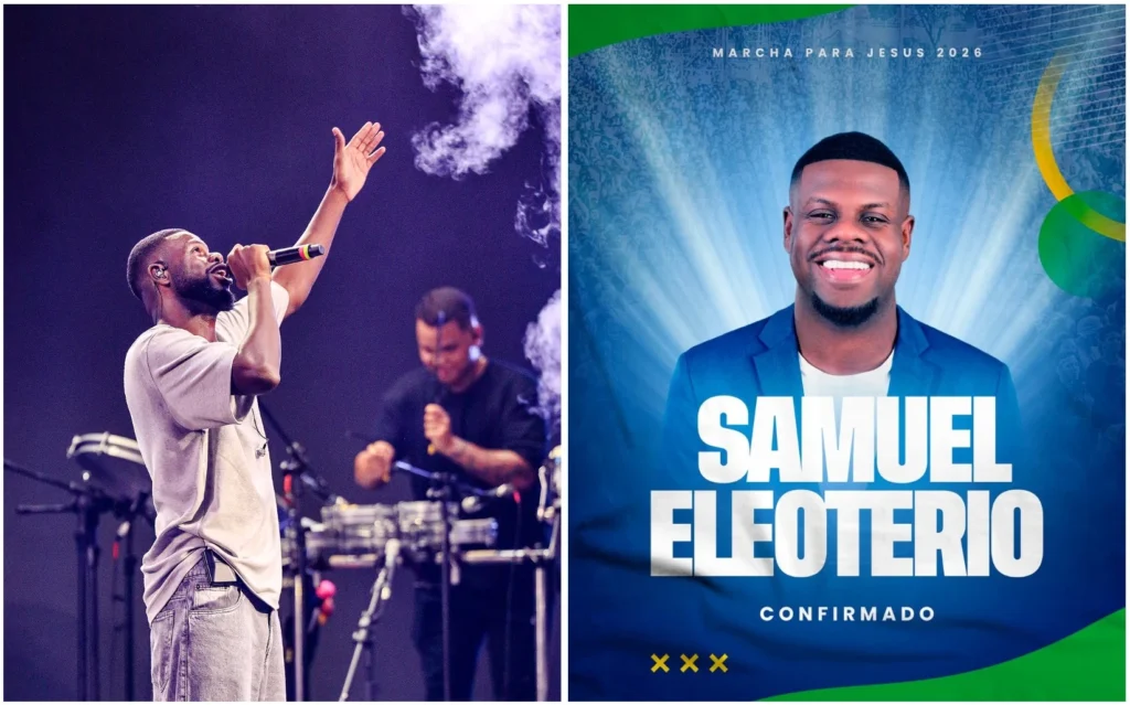 Samuel Eleotério abre a Marcha Para Jesus 2026 em São Paulo