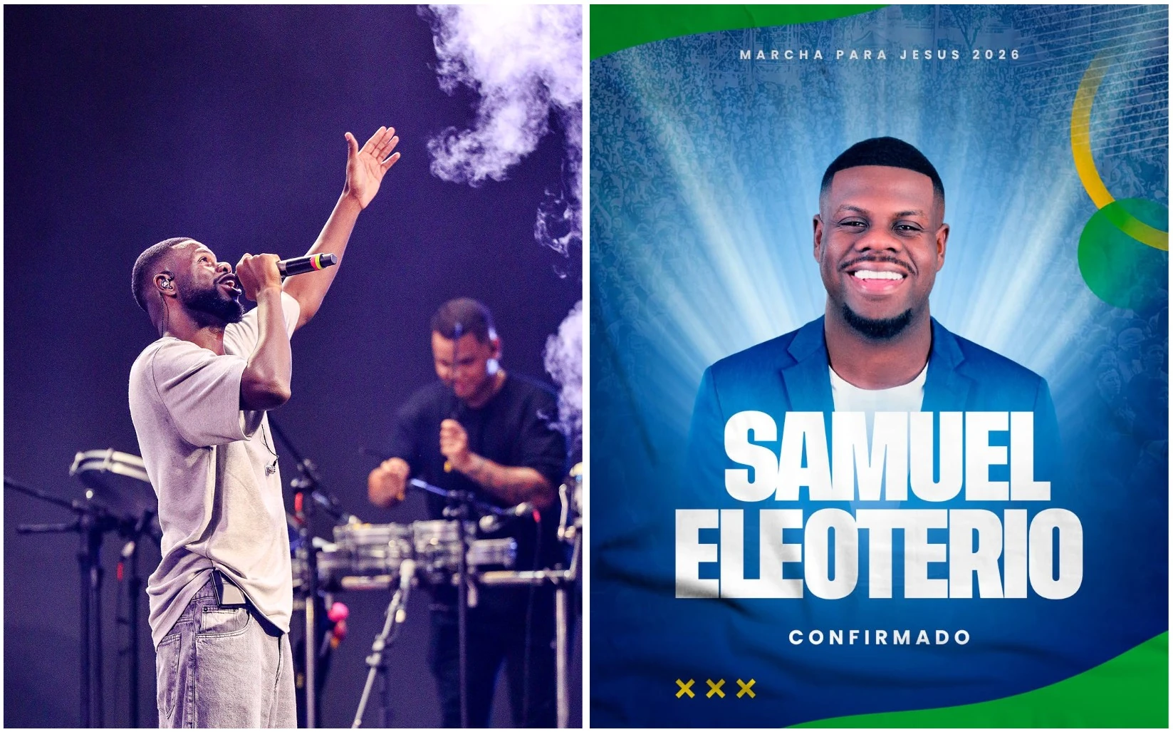 Samuel Eleotério abre a Marcha Para Jesus 2026 em São Paulo