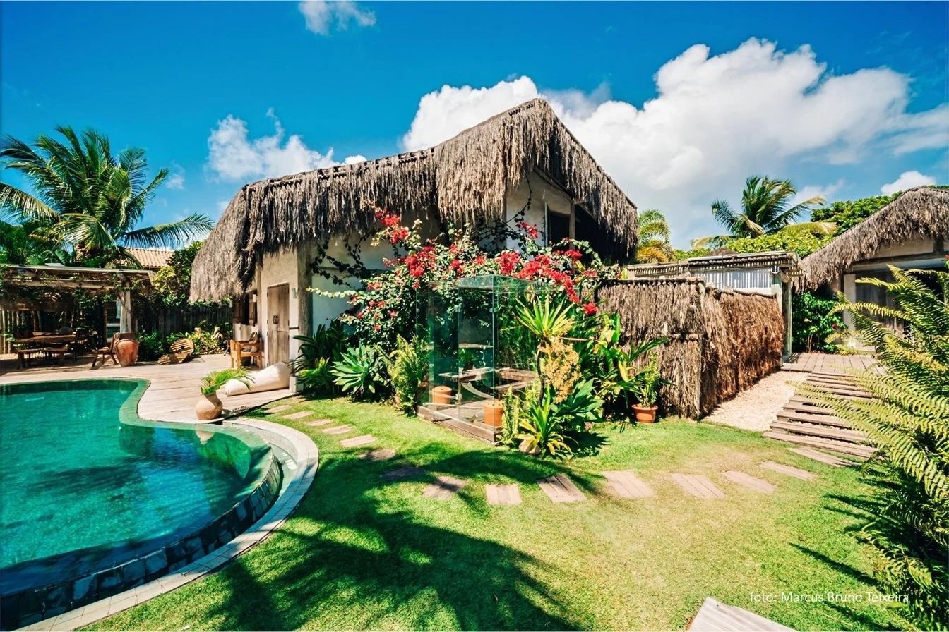 Carnaval em Caraíva com luxo artesanal no Villa Fulô