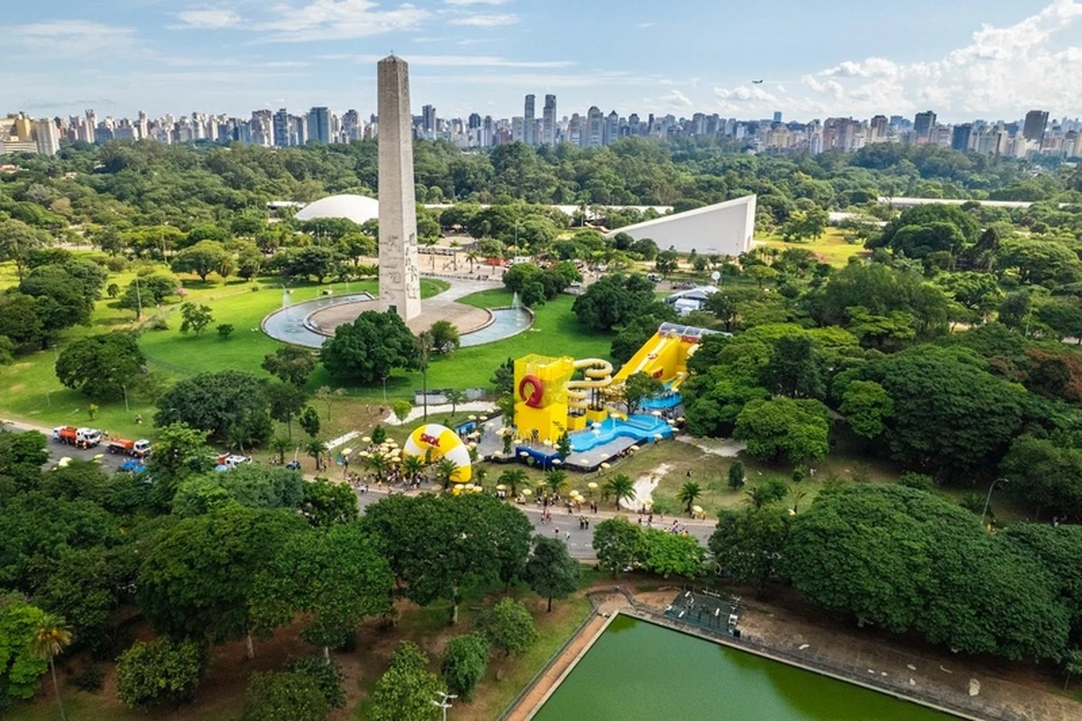 Parque Skol: últimos dias com toboágua grátis no Ibirapuera