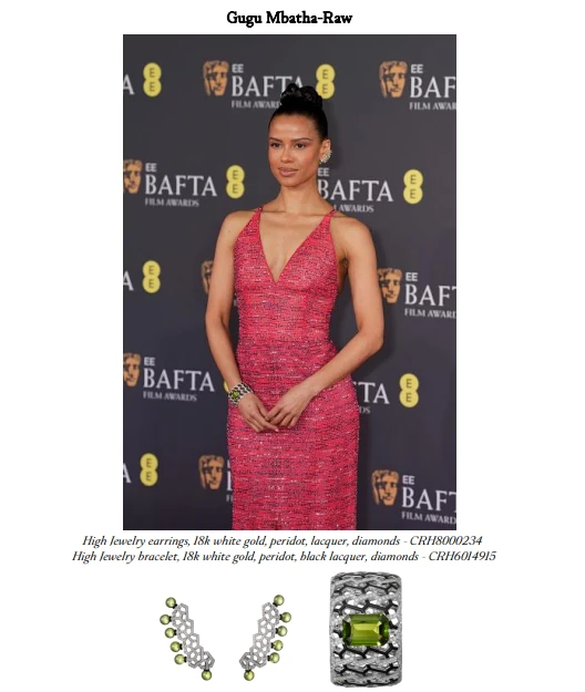 Estrelas brilham com joias Cartier no BAFTA 2026