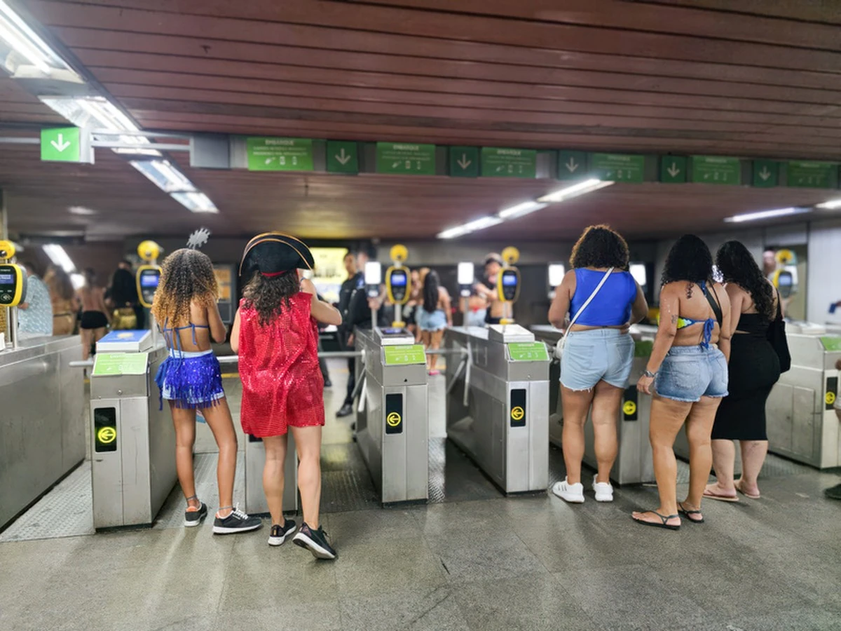 MetrôRio transporta 3,6 milhões no Carnaval 2026