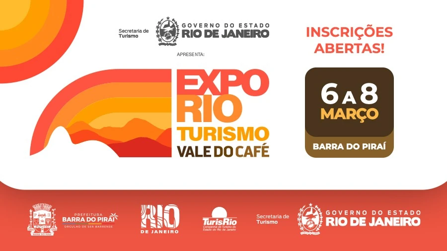 Inscrições abertas para a ExpoRio Turismo Vale do Café
