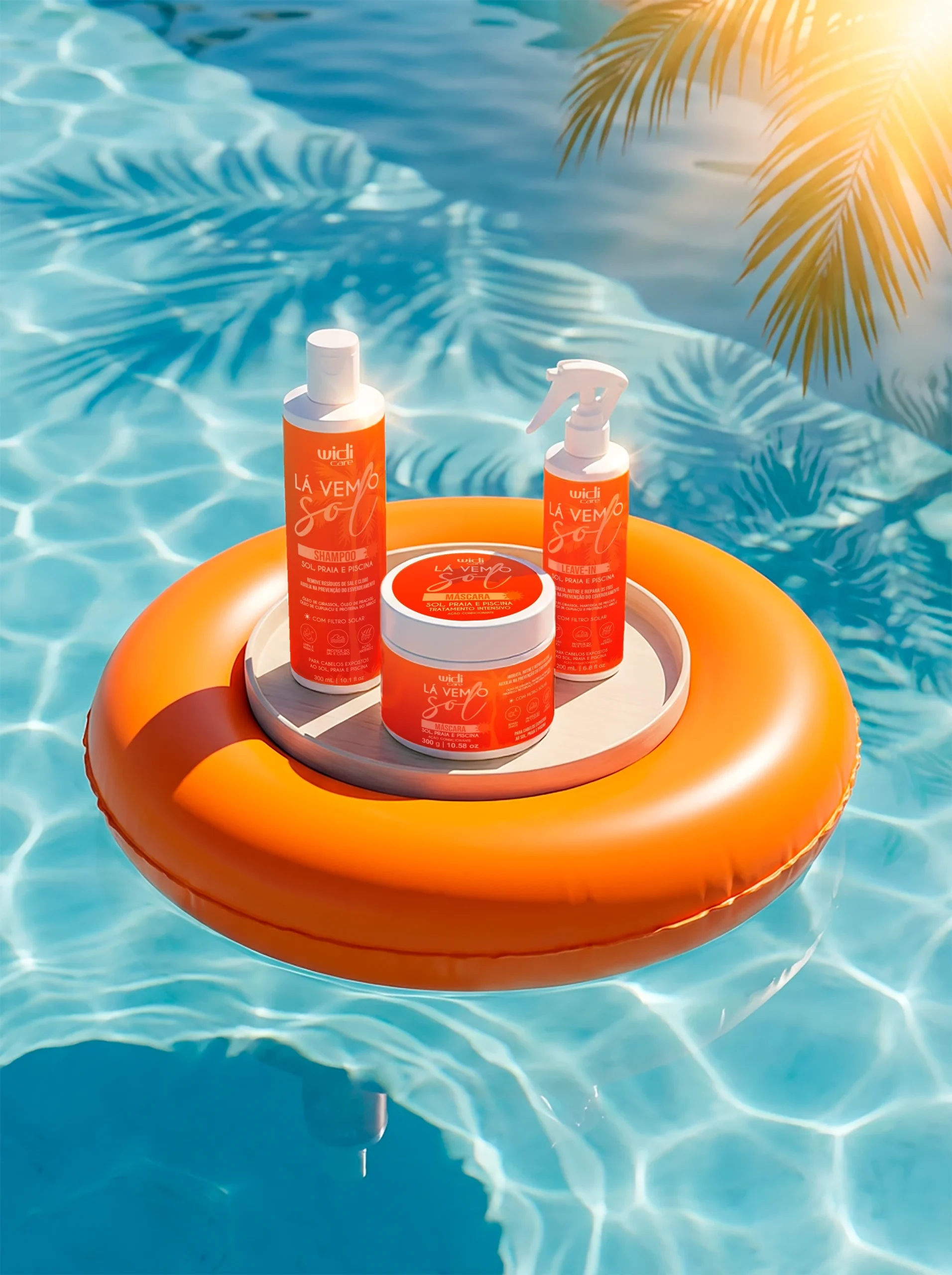 Widi Care Lá Vem o Sol: o kit essencial do pós-praia