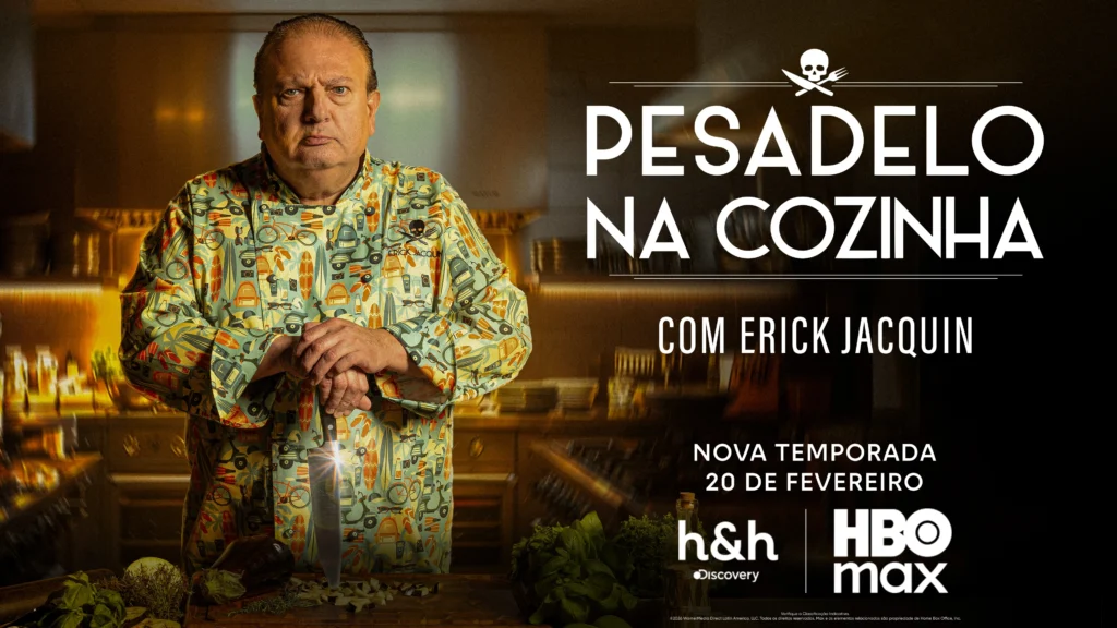 Erick Jacquin volta em nova temporada de ‘Pesadelo na Cozinha’