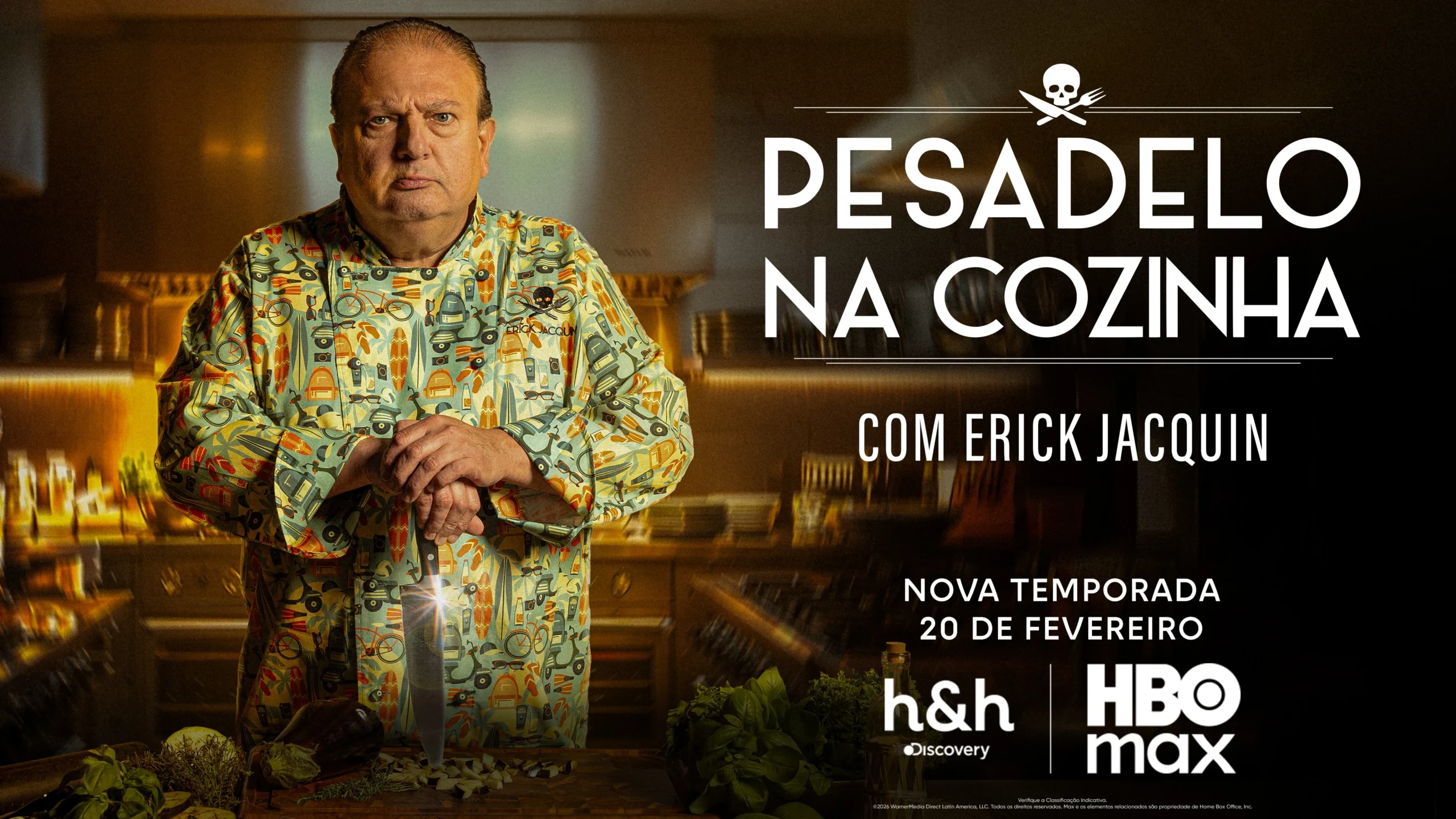 Erick Jacquin volta em nova temporada de 'Pesadelo na Cozinha'