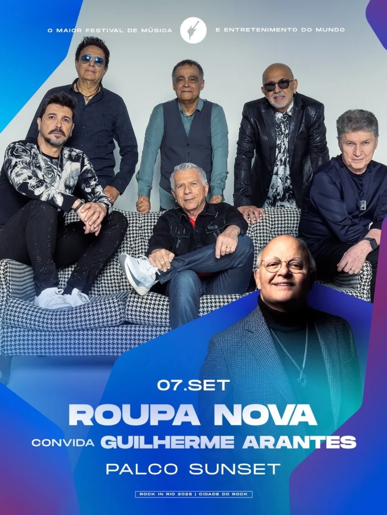 Roupa Nova volta ao Rock in Rio 2026 após 35 anos