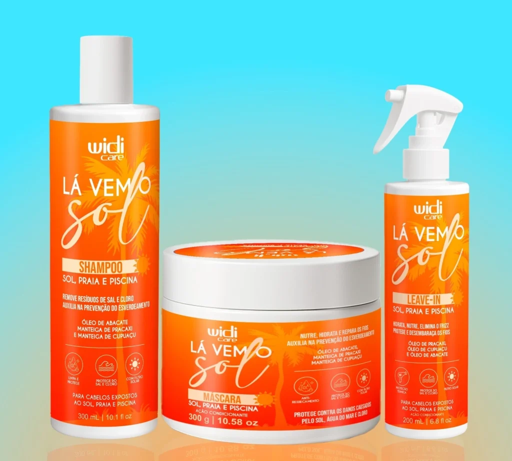 Widi Care Lá Vem o Sol: o kit essencial do pós-praia