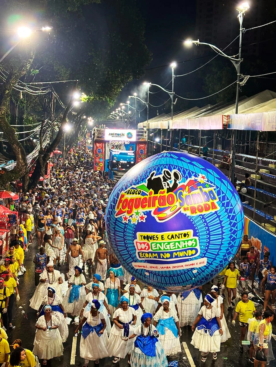 Bloco Fogueirão celebra as “Mães do Samba” no Campo Grande