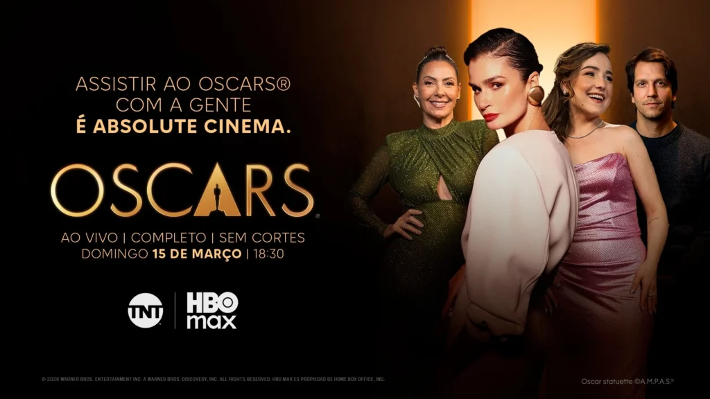Oscar 2026: TNT e HBO Max revelam elenco especial