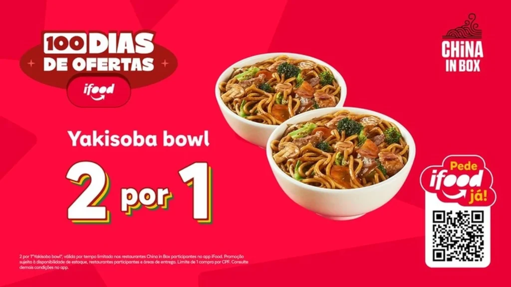Quarta de Cinzas: Yakisoba em dobro no iFood