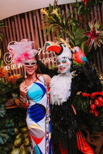 Ludmilla no Baile de Máscaras do Fairmont Rio 2026