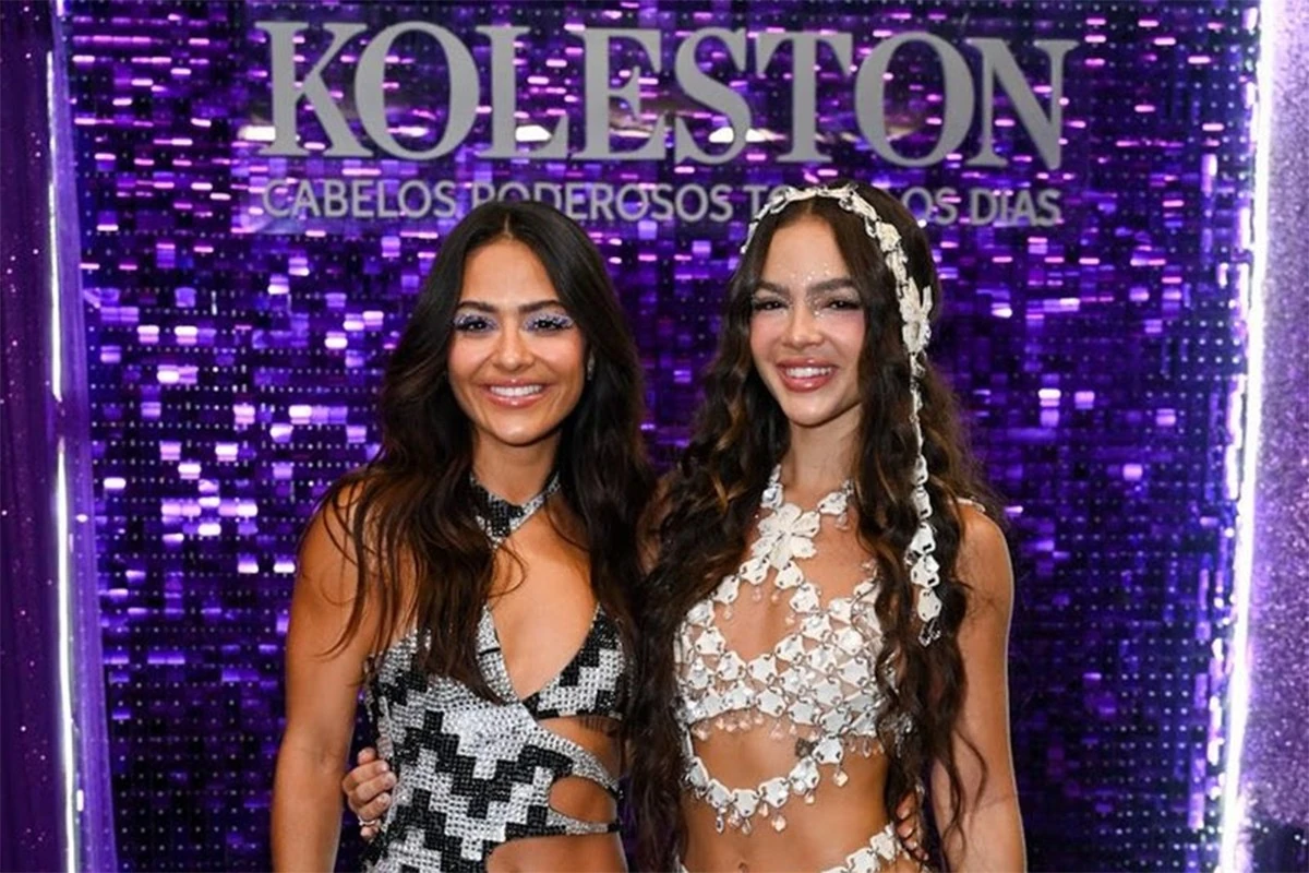 Mel Maia e Giullia Buscaccio brilham juntas no Carnaval