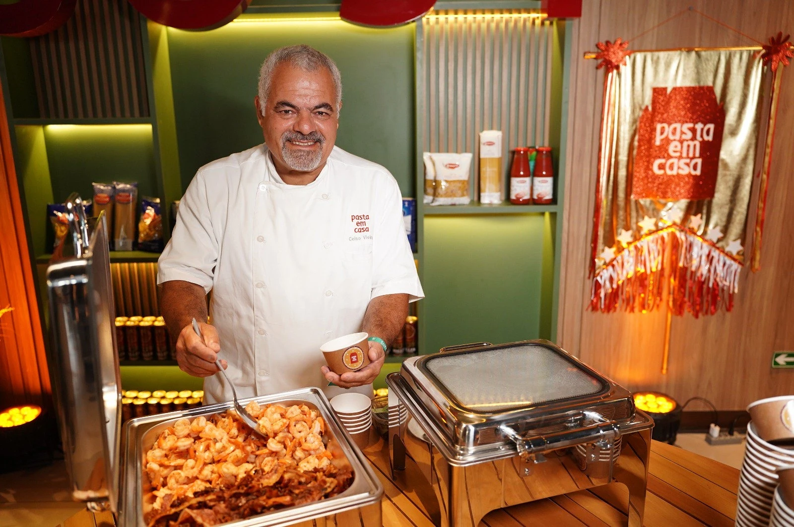 Pasta em Casa leva gnocchi ao Camarote Brown no Carnaval
